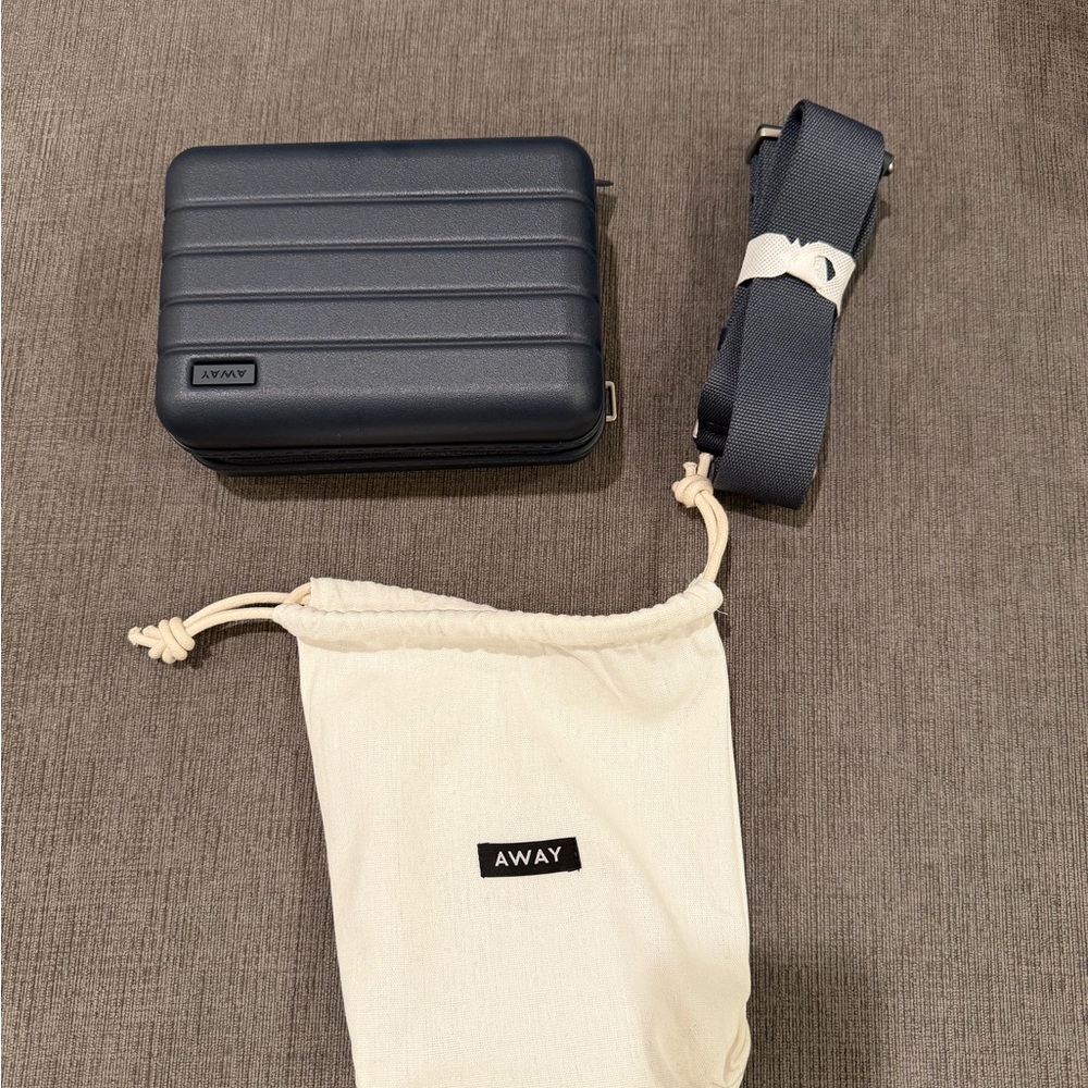 AWAY Mini Crossbody Bag Navy Blue BRAND NEW